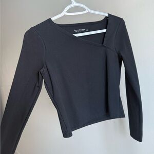 Abercrombie & Fitch Black Long Sleeve Top